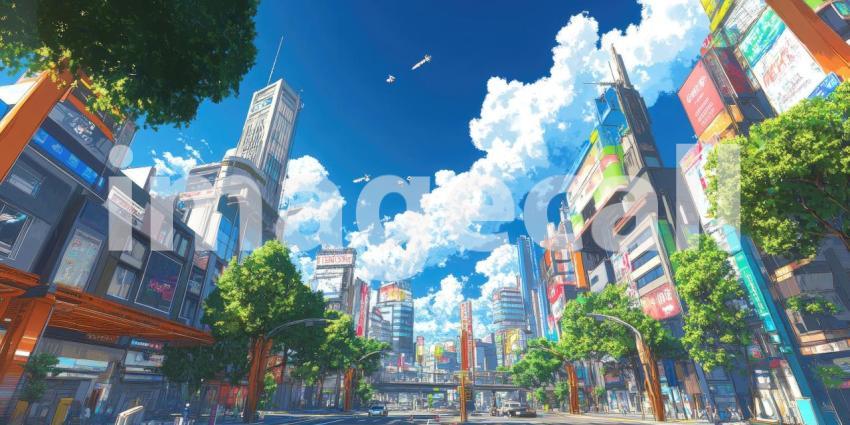 Where Skyscrapers Kiss the Horizon, a City Awakens in the Golden Hour