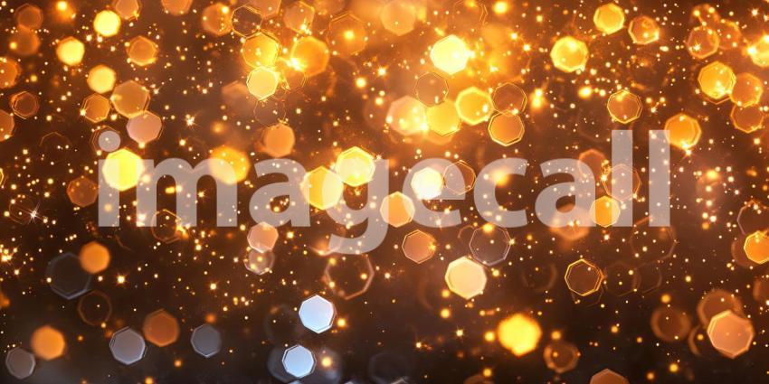 A Golden Tapestry of Light, Where Specks of Magic Dance and Shimmer