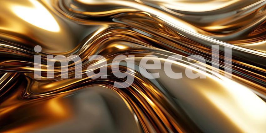 A Golden Reverie: Where Light and Shadow Dance in Liquid Form