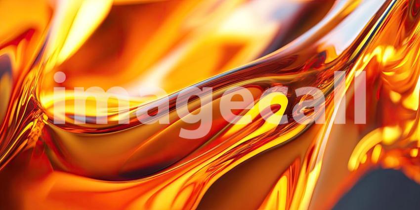 A Golden Reverie: Where Light and Shadow Dance in Liquid Form