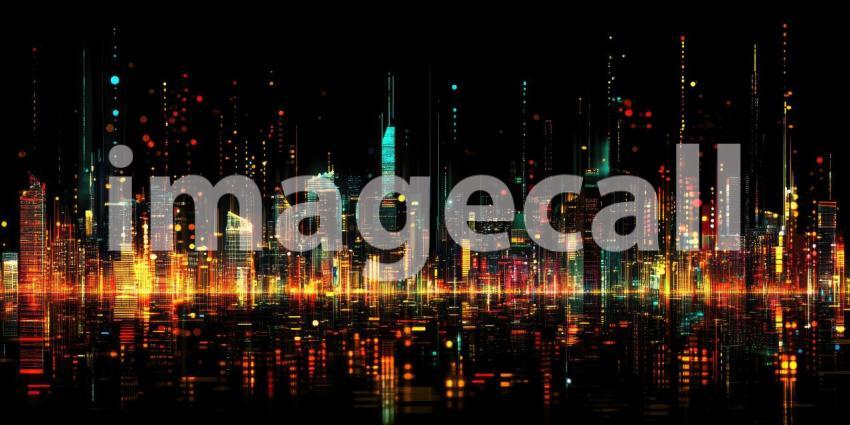 A Symphony of Pixels: Where Neon Dreams Ignite the Night