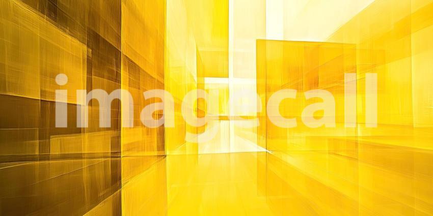 Golden Energy Flow: A Dynamic Abstract of Intertwining Waves of Light, Pulsating with Warmth and Radiance