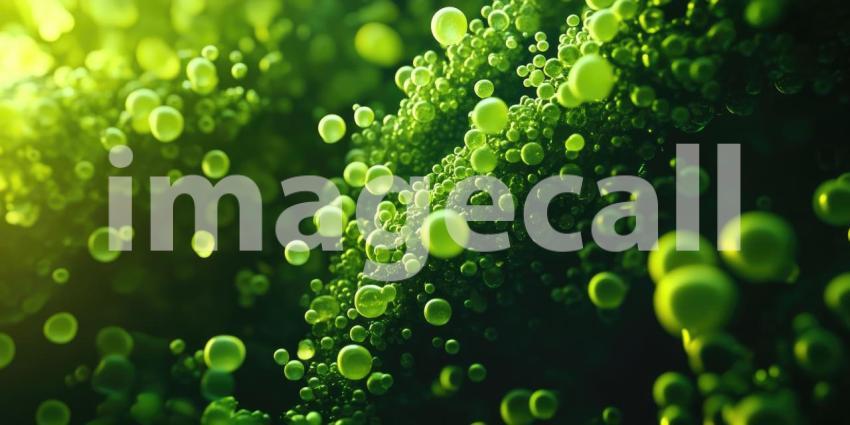 Festive Fizz: A Bubbly Symphony of Color and Light, with Shimmering Bubbles Dancing Against a Vibrant Background