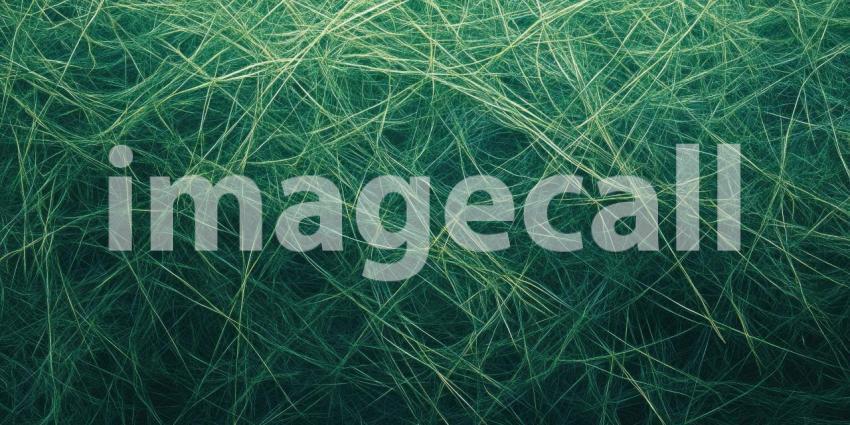 Emerald Labyrinth: A Lush Tapestry of Intertwined Green Blades