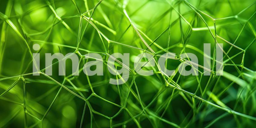 Emerald Labyrinth: A Lush Tapestry of Intertwined Green Blades