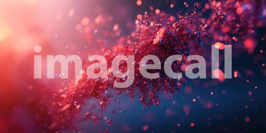 A Symphony of Spheres: A Vibrant Abstract of Intertwining Bubbles, Pulsating with Warmth and Energy