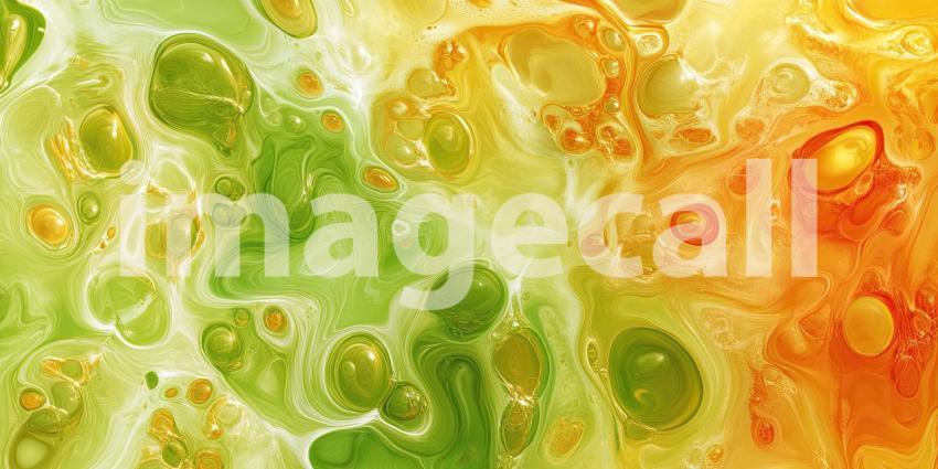 Golden Flow: A Viscous Abstract of Liquid Gold, Swirling and Reflecting Light