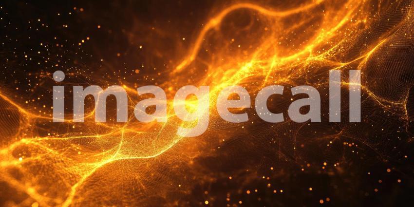 Embers Dance: A Shower of Sparks and Glowing Embers Against a Dark Night Sky