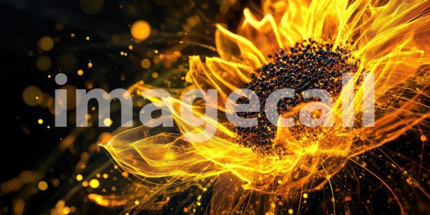 Embers Dance: A Shower of Sparks and Glowing Embers Against a Dark Night Sky