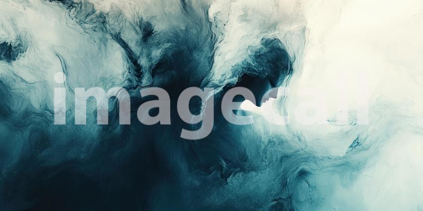 Dreamscape Swirl: A Fluid Abstract of Intertwining Colors, Evoking a World of Imagination and Wonder