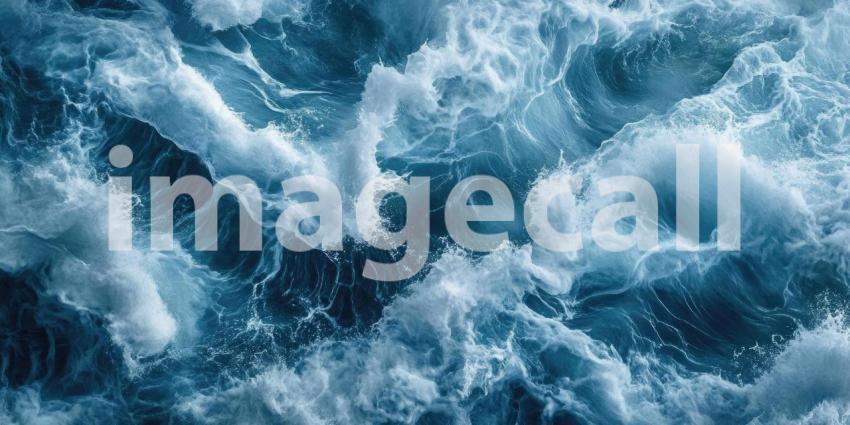 Oceans Fury: A Majestic Wave Crashes Down with Raw Power, Capturing the Untamed Might of the Sea