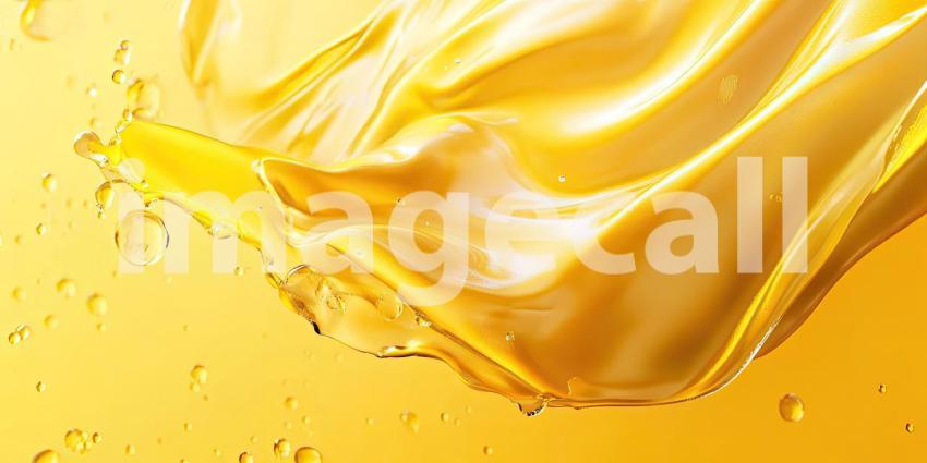 Golden Reverie: An Abstract Canvas of Swirling Yellows, Evoking Dreams of Sunshine and Warmth