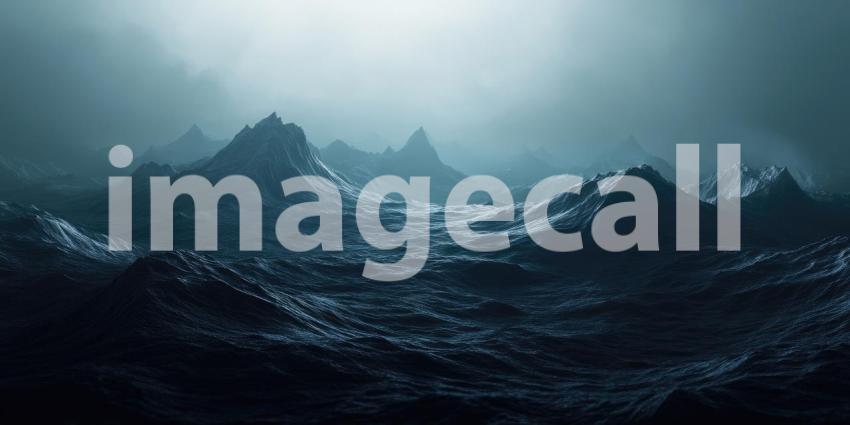 Oceans Embrace: A Tropical Paradise Where Turquoise Waters Crash Against Rugged Cliffs, Surrounded by Lush Vegetation