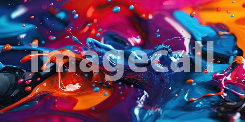 Chromatic Explosion: A Dynamic Burst of Color, Where Vibrant Hues Splash and Dance in a Kaleidoscopic Symphony