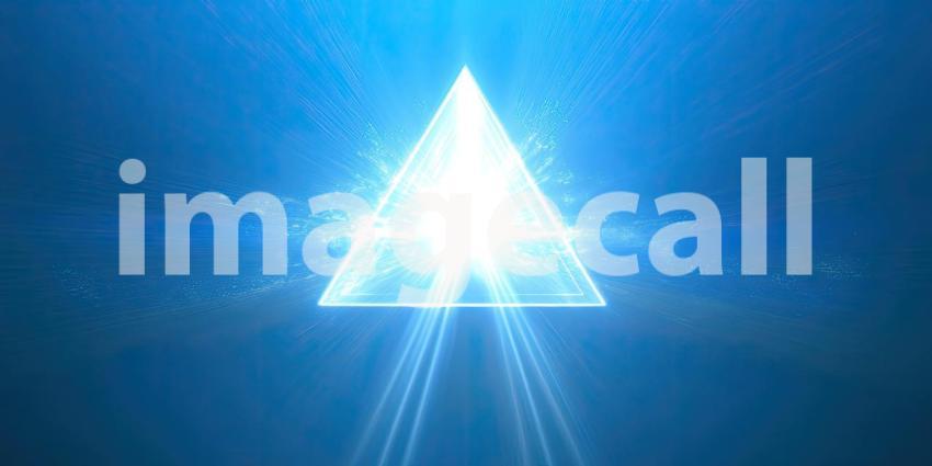 Abstract 3D Triangles Background Geometrical