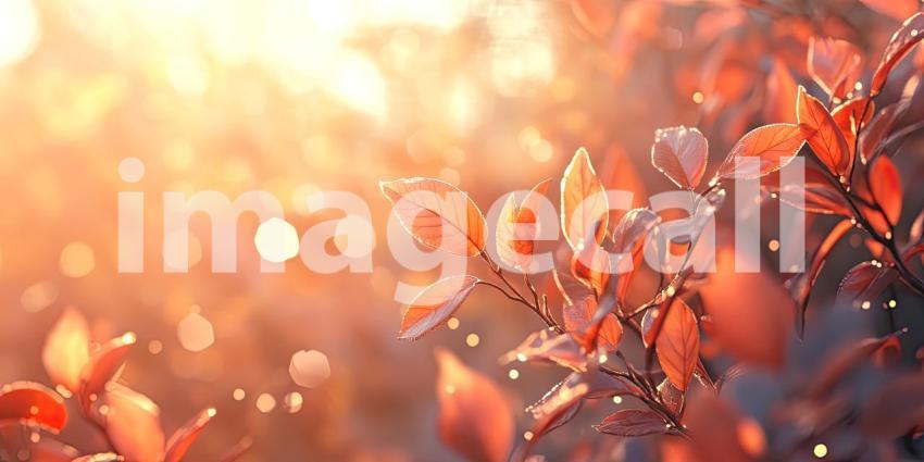 Autumnal Reverie: A Golden Tree Stands Sentinel Beside a Tranquil Pond, Leaves Dancing on the Water's Surface