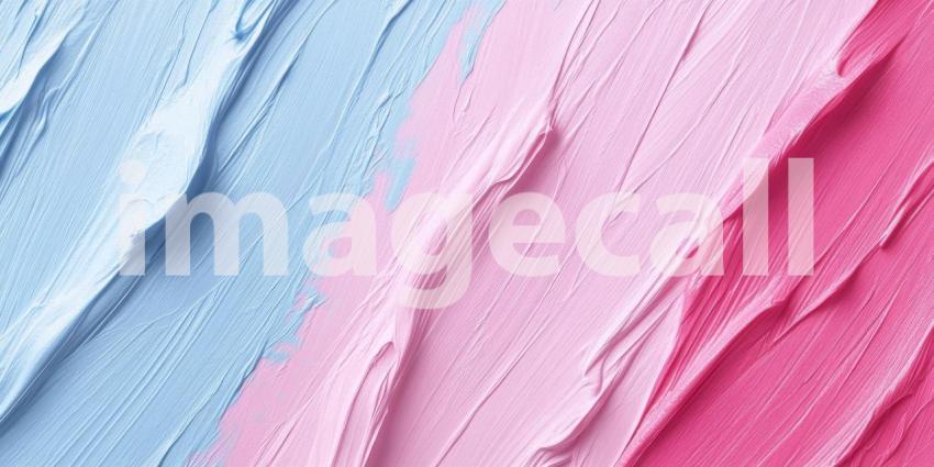 Pastel Dreams: A Textured Abstract of Swirling Blue, Pink, and White Paint