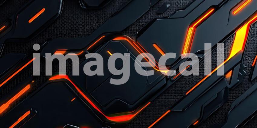 Abstract Fluid Gold: A Dynamic Composition of Swirling Black and Golden Hues Intertwine, Evoking a Sense of Luxury and Opulence