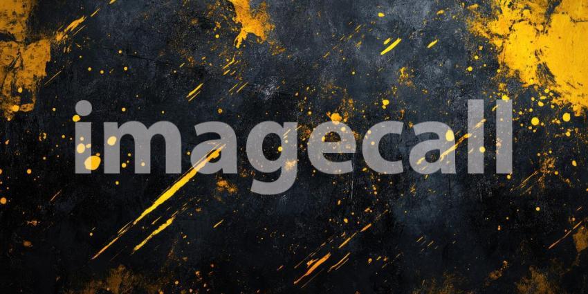 Abstract Fluid Gold: A Dynamic Composition of Swirling Black and Golden Hues Intertwine, Evoking a Sense of Luxury and Opulence