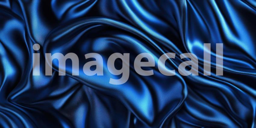 Fluid Iridescence: A Tapestry of Shimmering Silk, Draped and Swirled in a Play of Light and Shadow, Captivates with its Hypnotic Hues of Blue and Violet