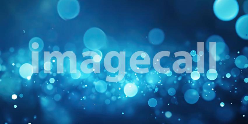 Celestial Dreamscape: A Deep Blue Canvas Emblazoned with Shimmering Lights and Nebulous Wisps, Evoking a Sense of Cosmic Wonder and Tranquility