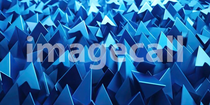 Digital Ascent: A Surge of Blue Arrows, Composed of Data Streams and Binary Code, Symbolize Progress, Innovation, and the Unstoppable Power of Technology