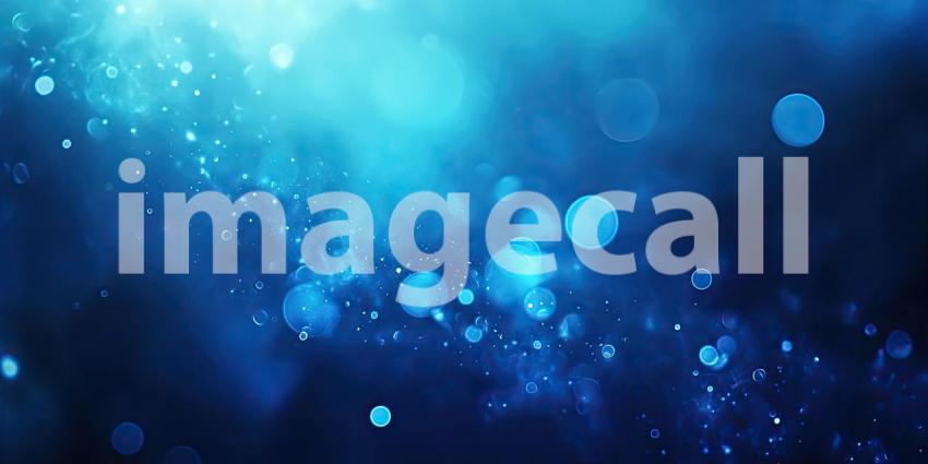 Celestial Dreamscape: A Deep Blue Canvas Emblazoned with Shimmering Lights and Nebulous Wisps, Evoking a Sense of Cosmic Wonder and Tranquility