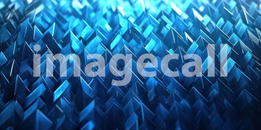 Digital Ascent: A Surge of Blue Arrows, Composed of Data Streams and Binary Code, Symbolize Progress, Innovation, and the Unstoppable Power of Technology