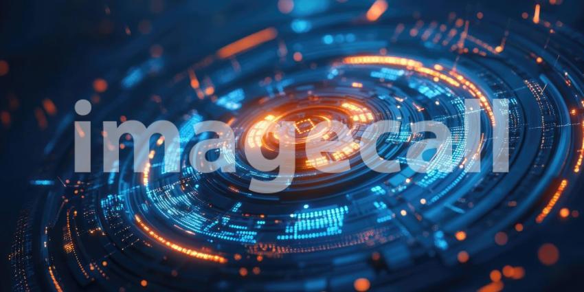 Interconnected Universe: A Network of Luminescent Hexagons, Bound by a Web of Light, Represents the Interconnectivity of All Things in the Digital Age