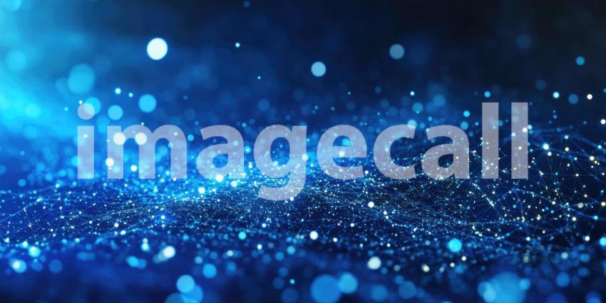 Interconnected Universe: A Network of Luminescent Hexagons, Bound by a Web of Light, Represents the Interconnectivity of All Things in the Digital Age