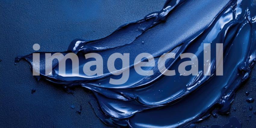 A Deep Dive into Texture: A mesmerizing abstract composition of swirling, metallic blue, evoking a sense of depth and fluidity