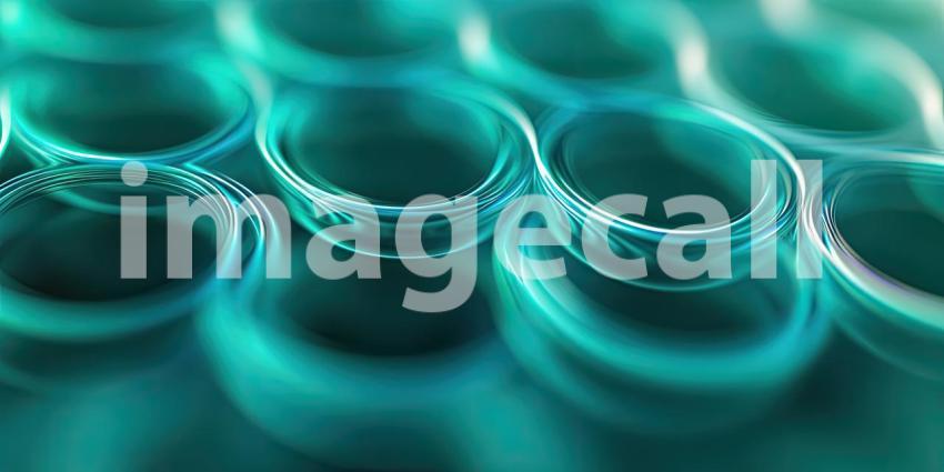 A Symphony of Light and Dew: A mesmerizing interplay of golden bokeh and glistening water droplets creates a vibrant, abstract composition on a verdant green backdrop