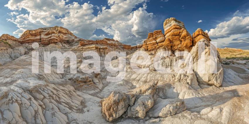 A Tapestry of Time: The White Pocket, a masterpiece sculpted by wind and water, reveals layers of vibrant hues and intricate formations, a testament to the earth's enduring beauty