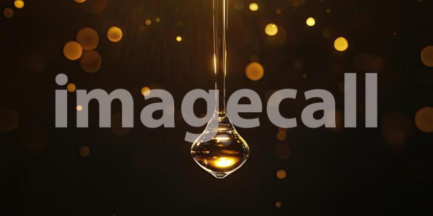 Macro Photography of Essential Oil Dropper with Blooming Flowers