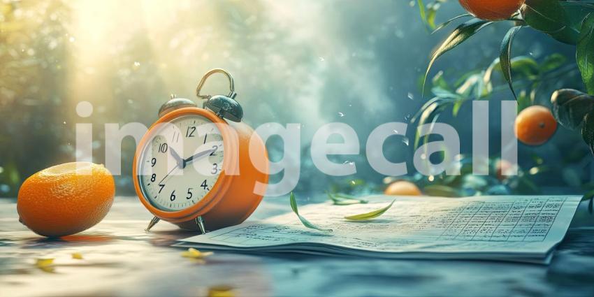 Ethereal Timepiece: A Surreal Vision of Time and Space