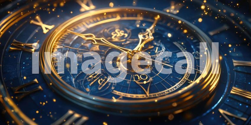 Ethereal Timepiece: A Surreal Vision of Time and Space