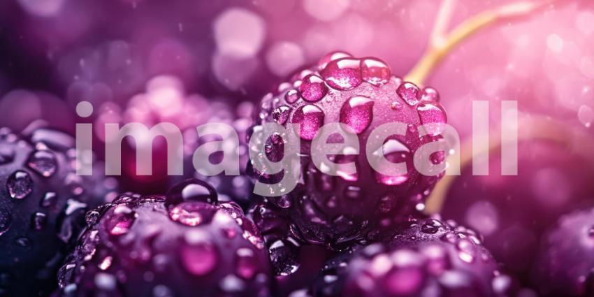 Juicy Red Currants Glistening with Dew