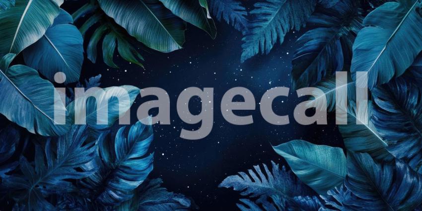 Enchanted Night in the Rainforest, Fireflies Dancing Among Lush Foliage