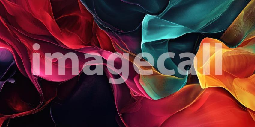 Abstract Ink Art: A Symphony of Blues and Golds