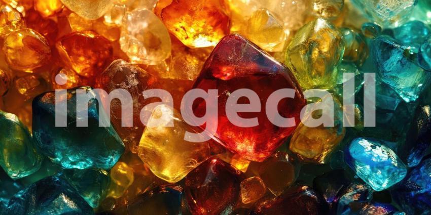 Abstract Ink Art: A Symphony of Blues and Golds