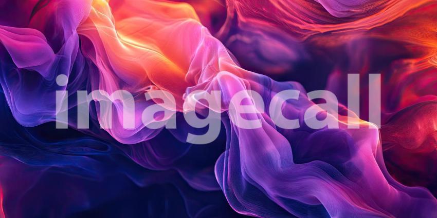 Abstract Ink Art: A Symphony of Blues and Golds