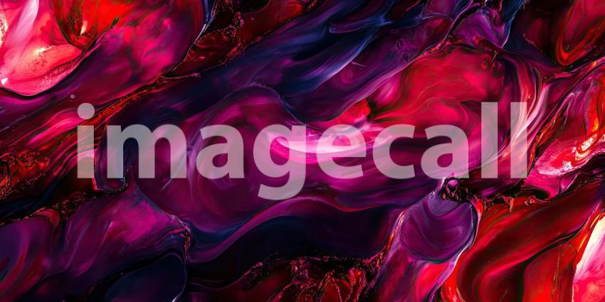 Abstract Ink Art: A Symphony of Blues and Golds