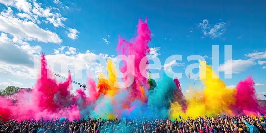 A Cosmic Spectrum: A Vibrant Nebula of Color and Stardust