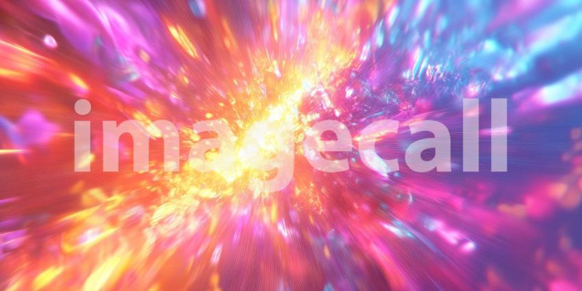 A Cosmic Spectrum: A Vibrant Nebula of Color and Stardust