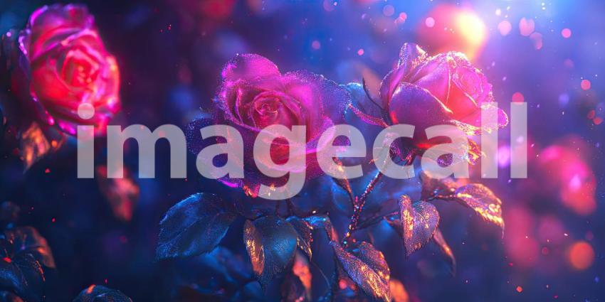 A Dew-Kissed Rose: A Nighttime Bloom in the Rain