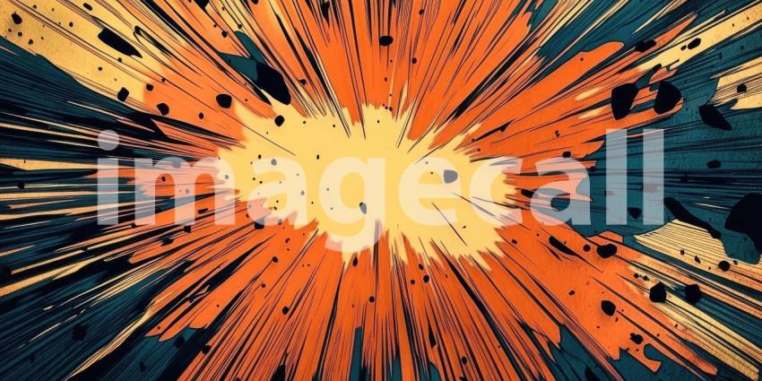 A Chromatic Explosion: A Burst of Color and Energy