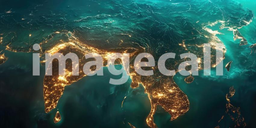 A Tapestry of Lights: Southeast Asia at Night