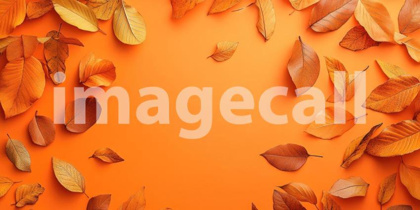 Autumnal Tapestry: A Bed of Golden Leaves