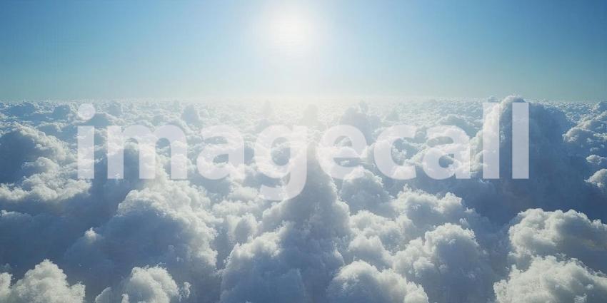 A Canvas of Clouds: A Dreamy Sky Above a Vast Horizon