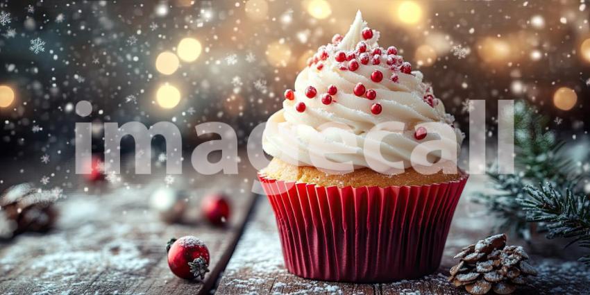 A Festive Treat: A Cupcake Fit for a Winter Wonderland